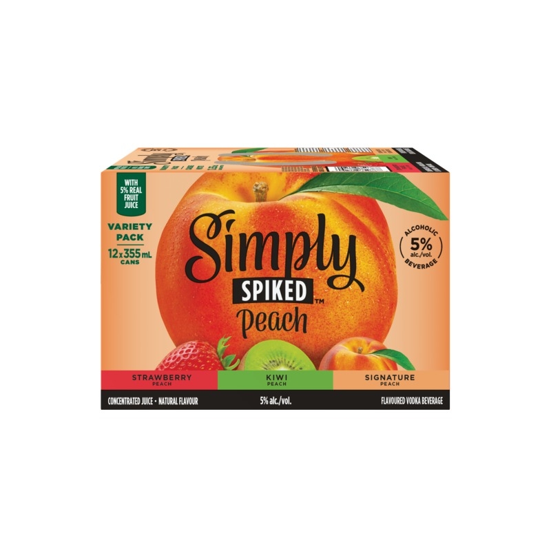 Simply Spiked Peach Mixer